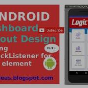 Android Dashboard Layout Design 2 Setting OnClickListener For Each Element