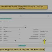 How To Configure Reverse Auction ProcurEngine