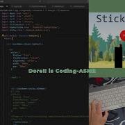 ASMR Programming Stick Hero Game Coding No Talking