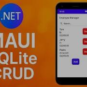 Создание CRUD операций в NET MAUI с использованием SQLite