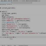 Basic Input And Output