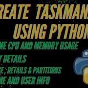 Python Real Time System Monitoring CPU Memory Battery Users Disk Boot Time