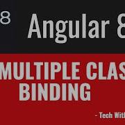 12 Angular 8 Tutorials Multiple Class Binding