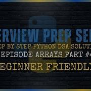 Solving Python Data Structures And Algorithms Questions PART 4