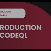 Introduction To CodeQL Examples Tools And CI Integration