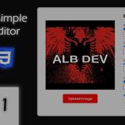 Part 1 Make A Simple Image Editor With HTML CSS And JavaScript