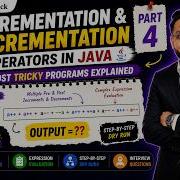 Incrementation Decrementation Part 4