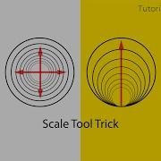 Trick How To Use Scale Tool Adobe Illustrator Tutorial