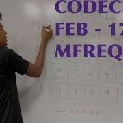 CodeChef Long Challenge FEB17 MFREQ