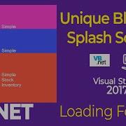 VB Net Tutorial How To Program A Unique Loading Splash Screen Free Source Code