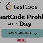 1470 Shuffle The Array Leetcode Java TechCoder A V
