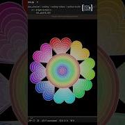 Flower With Heart Shaped Petals Python Turtle Beautiful Graphics 33 Short Latest Graphics 2024