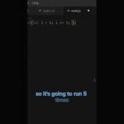 Create JavaScript For Loop