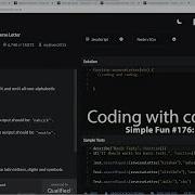 Codewars 7 Kyu Simple Fun 176 Reverse Letter JavaScript