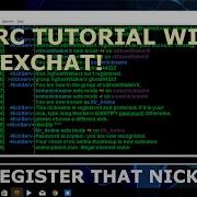How To Register You Re Nickname With HexChat On Rizon IRC Network