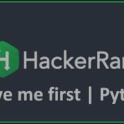 Solve Me First Python Hacker Rank Solution