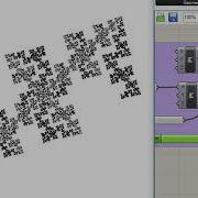 Dragon Curve 3 Fractal Curves By IFS Grasshopper Python Rhino