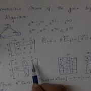 Warshall Algorithm