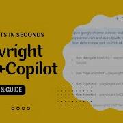 Playwright MCP GitHub Copilot Write Tests In Seconds