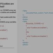 PHP Cookies And Sessions