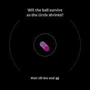 Will The Ball Survive As The Circle Shrinks Simulation Satisfying Viral