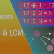 HCF And LCM Numbers Maths FuseSchool