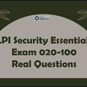 LPI Security Essentials Exam 020 100 Real Questions