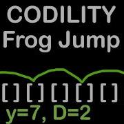 Frog Jump в решениях C и Python Codility Урок 3