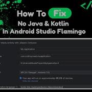 How To Fix No Java In Android Studio Flamingo How To Create Java Kotlin Project In AndroidStudio