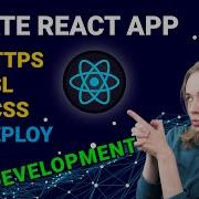 Настраиваем Create React App HTTPS SSL PROXY SCSS немного про DEPLOY