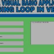 MAKE A VISUAL BASIC APPLICATION BY USING LOOP IN VB 6 0
