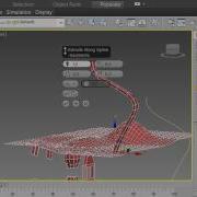 3dmax Editable Poly Extrude Along Spline выдавливание полигона вдоль сплайна