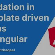 Angular Tutorial Validation In Template Driven Forms