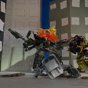 Transformers Stop Motion Mission City Battle Part 1