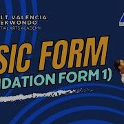 Basic Poomsae For Whitebelts Foundation Form 1 Mirror View