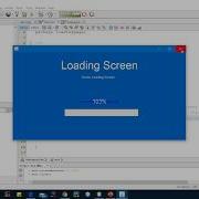 How To Make Loading Screen With Netbeans