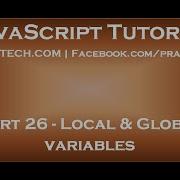 Local And Global Variables In Javascript