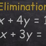 Solving A System Of Equations Using Elimination And Multipliers