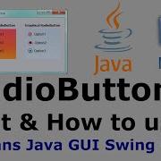 JRadioButton What How To Use Netbeans Java GUI Control Basics ARBX CodeX