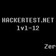 Hacker Test Lvl 12
