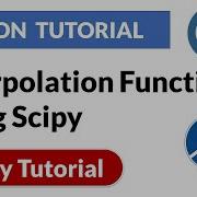 Interpolation Functions In Scipy Scipy Python Tutorial PyPower
