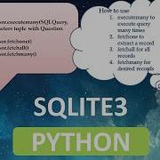 Python How To Use Sqlite3 Database Executemany Fetchall Fecthone Fetchmany Part3