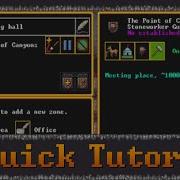 Dwarf Fortress Quick Tutorial Building A Guild