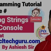 Writing String On Console In Hindi Using Printf Function Putchar Function Puts Function