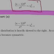 Sampling Distributions For Sample Variances Chi Square Distribution