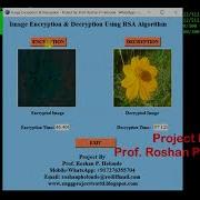 RSA Image Encryption And Decryption Using Python Project With Source Code RSA Encryption Decryption