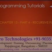 Java For Beginners Chapter 13 Recursive Function Types Of Functions Part 4