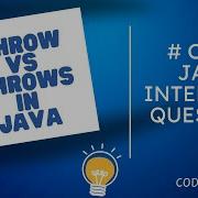 Throw Vs Throws In Java Stop Getting This Wrong