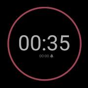 35 Second Countdown Timer IPhone Timer Style