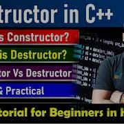Constructor And Destructor In C Constructor Vs Destructor C Free Course